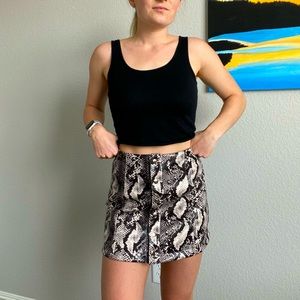 NWT Urban Outfitter Snakeskin Skirt